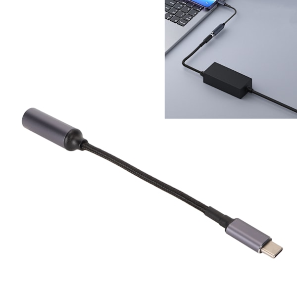 PD DC 4.5mmx0.6mm Hona Ingång till USB Typ C Hane Strömladdningskabel 100W DC4506 till Typ C Kabel för Telefoner Surfplattor Bärbara Datorer