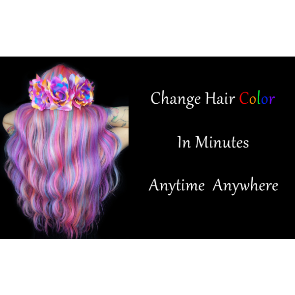Hårkridtkam Midlertidig lys vaskbar hårfarve til piger Alder 4 5 6 7 8 9 10 Nytårsfødselsdagsfest for børn, Cosplay, jule-gør-det-selv, 6 farver
