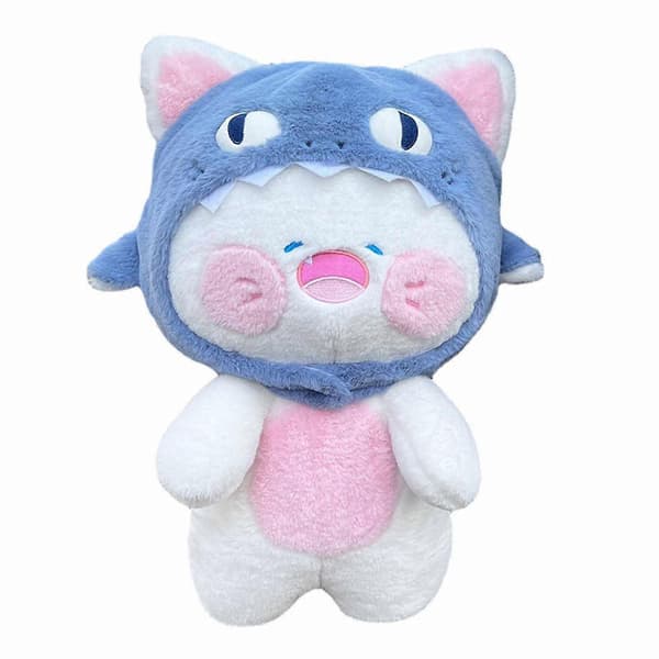 Home Decor Plush - Funny Cartoon Cat Stuffed Animal, Soft Office Gift[D]