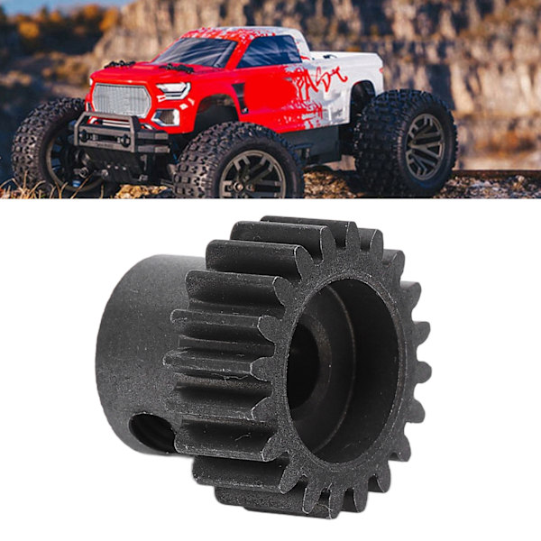 RC Motor 20T Gear Pinion 0.8MOD Metal Stål til ARRMA Granite 1/10 Fjernbetjening Bil