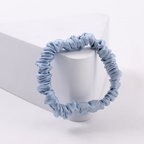 19 momme silkehårstrikk, scrunchie, engros, ny morbærsilkehårstrikk, gave.