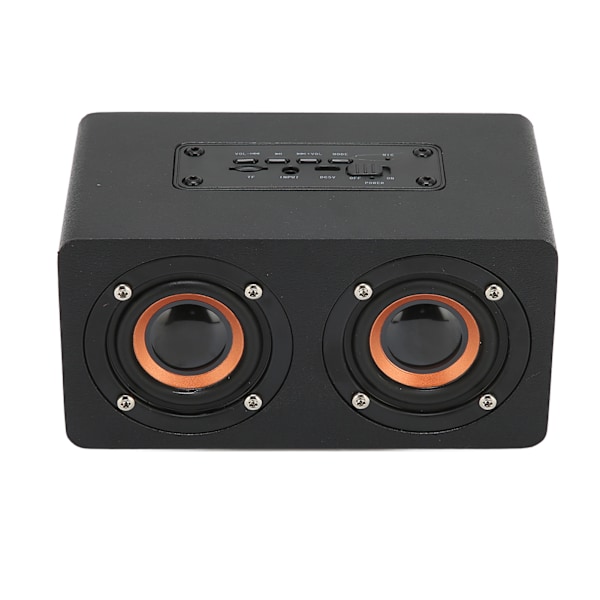 Bluetooth-högtalare Stilren Multifunktionell Träimitation Bluetooth-högtalare för Hem KTV Fest