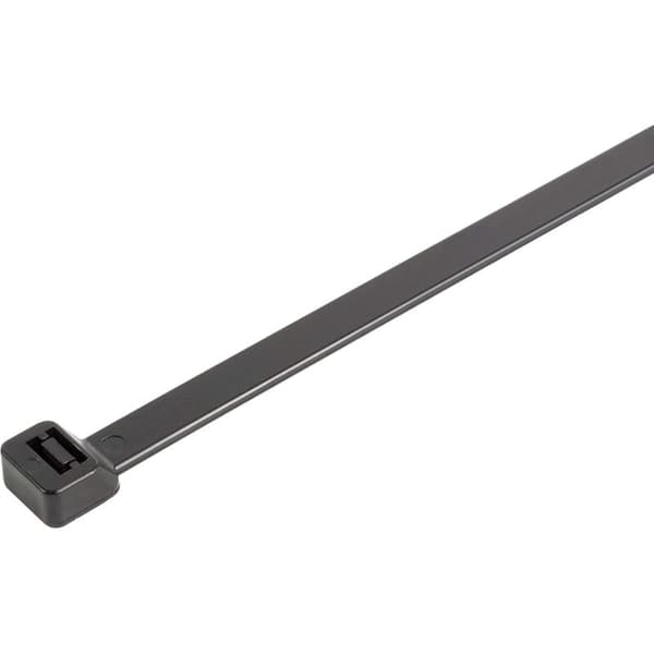 Nylonkabelbindere - 300 mm x 7,6 mm - Sorte - Ultrastærke kabelbindere - 100-pak