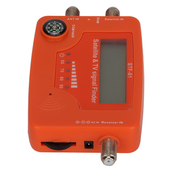 Satellit-TV Signal Finder LCD-Display Digital Satellitsignalmeter med Kompass Summerkontroll