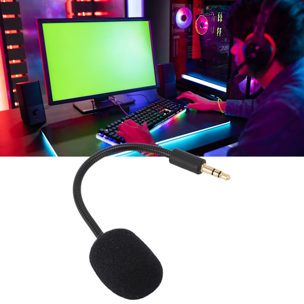 Gaming Headset Mikrofon Professionell Plug and Play 3.5mm Jack Ersättningsmikrofon för Razer Barracuda X