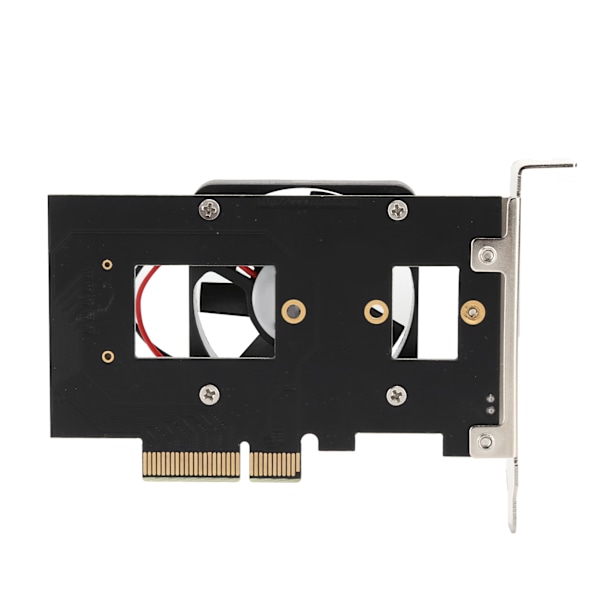 Adapterkort PCIE X4 NVMe M.2 NGFF 2280 SSD med kylfläkt till PClE X4-konvertering