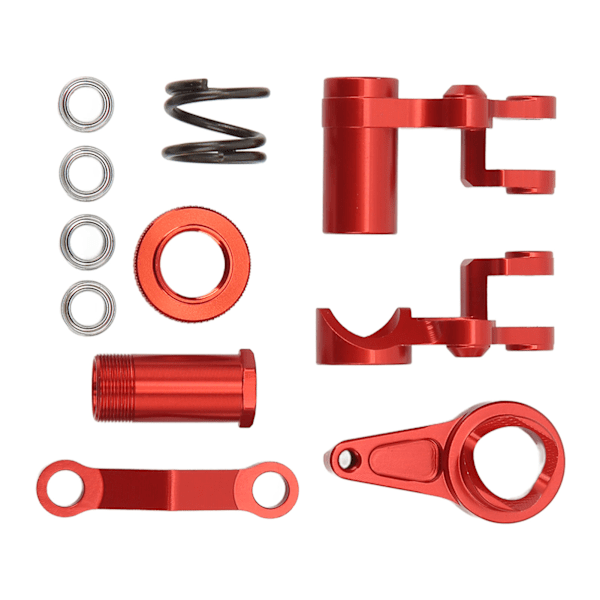 Styrservo Saver Aluminiumlegering Stabil Smidig Drift RC Styrenhet för TRAXXAS SLASH 1/10 RC Bil Röd