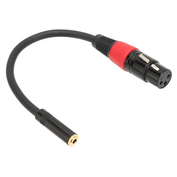 3,5 mm till XLR Hona Kabel Professionell Mini Jack Mikrofon Konverteringskabel för Kamera Dator XLR Hona till 3,5 mm Hona 0,2 m