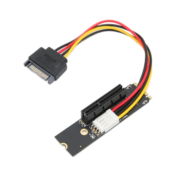 Riserkort NGFF till PCI‑E M.2 till PCI‑E 4X Anti-interferensförmåga Garanterad Styrka Adapterkort
