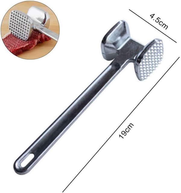Meat Tenderizer Hammer Double-Sided Mallet for Tenderizing Steak, Beef, Chicken, Pork