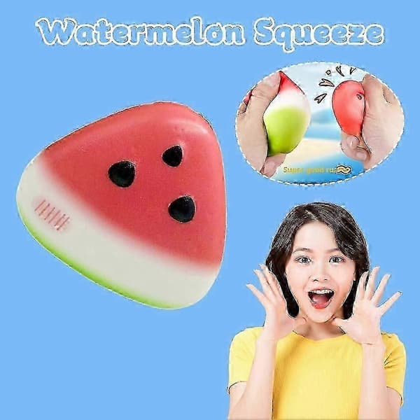 2025 Sommar Söta Vattenmelon Klämleksaker Långsamt Stigande Samling