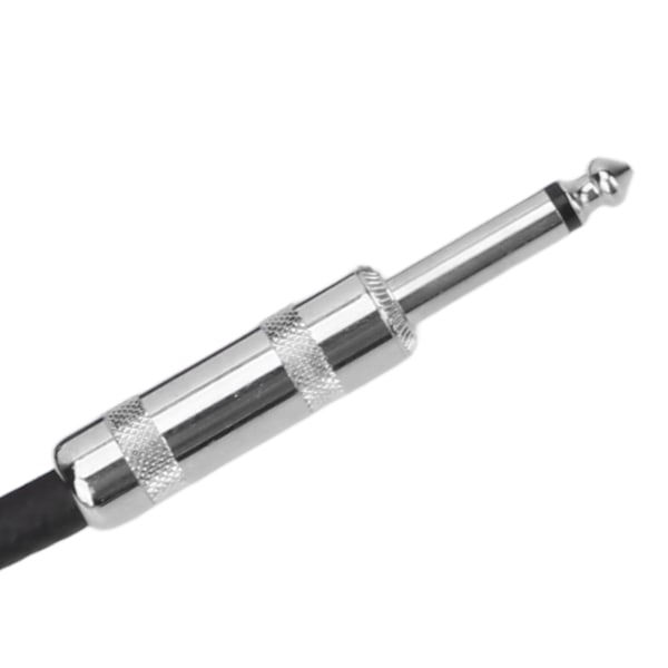 1/4 tums kabel Gitarrkabel Bas Brusreducering Flätad skärmning 6,35 mm Instrumentkabel för Elektrisk Gitarrförstärkare 1,8 m/5,9 fot