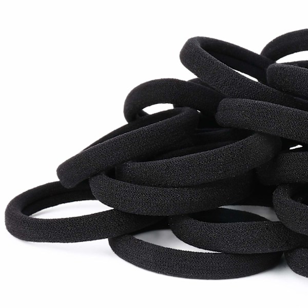 Sömlös Design Elastiska Hårband För Halkfritt Grepp, Hållbar Hög Stretch Förebygger Hårskador, Trendigt Minimalistiskt Mjukt Bomullsmaterial,