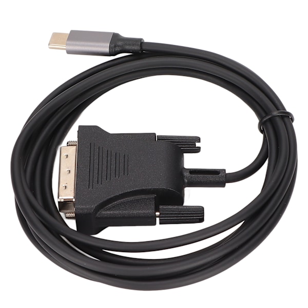 USB C 3.1 till DVI-kabel 190cm/74.8in Klar Stabil Typ C till DVI-kabeladapter för MacBook TV Smartphone