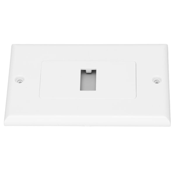 2 st HD Multimedia Interface Väggplatta 4K Enkel Installation AV Väggplatta med Kabel för Hemma Bio