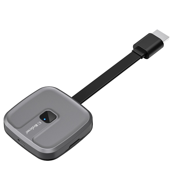 Trådlös Display Adapter/Mottagare, 1080P Stöd Mobiltelefon Spegling / Projektionsskärm till Monitor / Projektor / TV