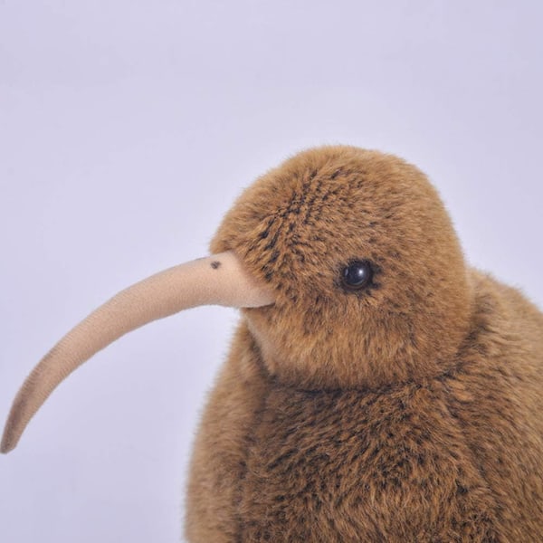 KiwiBirdCompanion: 30 cm Simulerad Gosedjur, Realistisk Kiwi Fågel Leksak, Mjuk Bekväm Plysch, Perfekt För Skrivbordsdekoration, 0,25 kg
