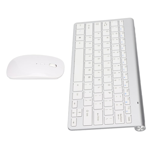 Tangentbords- och musset 2.4G Trådlöst 78 Tangenter USB Tunn Etsade Tangenter Ergonomisk Tyst Knapp Dator Tangentbord Mus