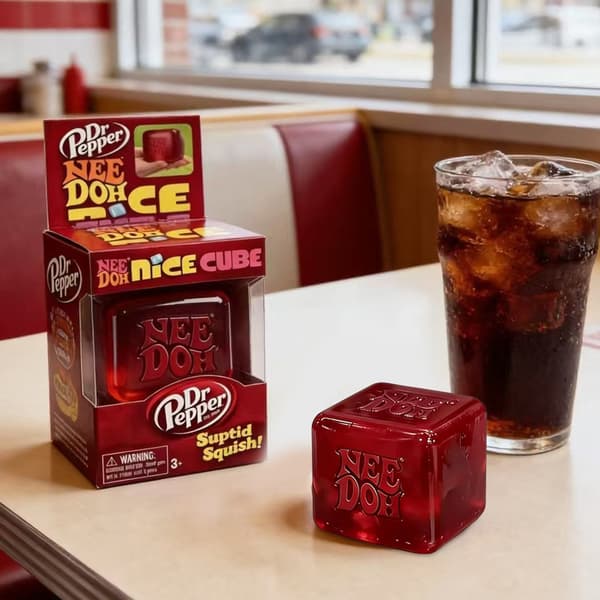 NeeDoh Nice Cubes Stresskuber Squishy Legetøj Firkantede Squishy Bolde Til Voksne Børn Sensorisk Fidget Legetøj Til Angstlindring[TT] Red