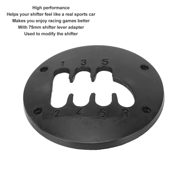 för Thrustmaster TH8A Mellanplatta 75mm Spak 6 Växlar Formdämpning Kort Slaglängd Kort Växelspak Mellanplatta Modifieringskit