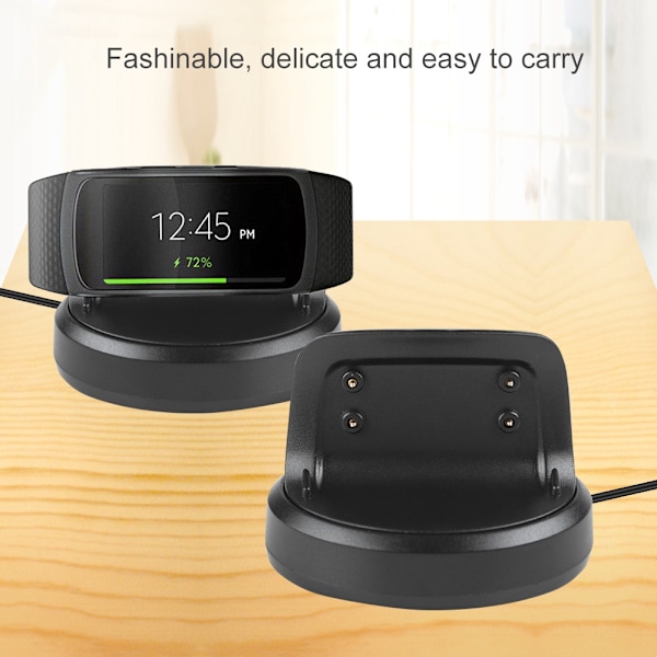 USB Magnetisk Laddningsdocka för Samsung Gear Fit2 Smartklocka SM-R360