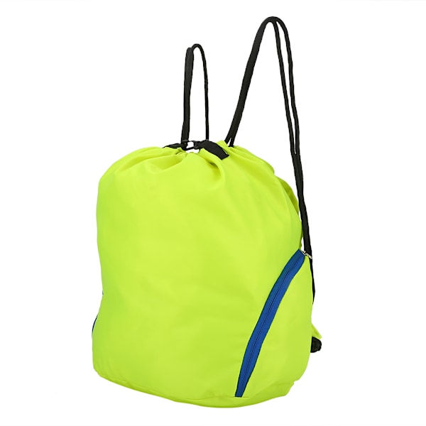 Utomhus Nylon Regntät Dragsko Ryggsäck Påse Hållare Förvaringsväska (Grön)