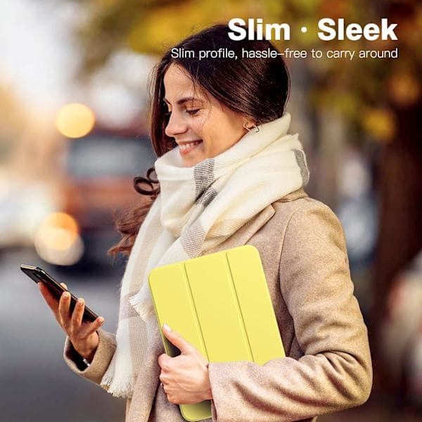 Case Compatible with iPad (A16) 11th Generation 11-inch 2025/iPad 10th Generation 10.9-inch 2022, Lemon Yellow[TT]