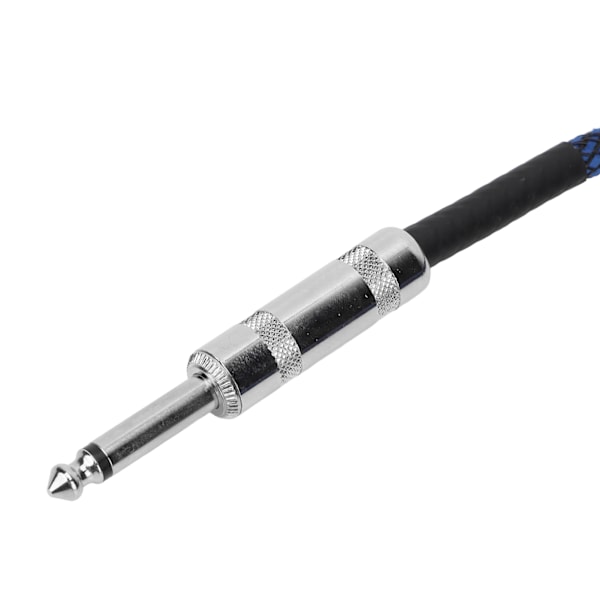 1/4 tums kabel Gitarrkabel Bas Brusreducering Flätad skärmning 6,35 mm Instrumentkabel för Elektrisk Gitarrförstärkare 1,8 m/5,9 fot