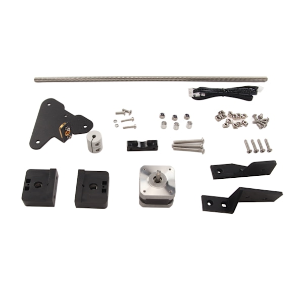 Dubbel Z-axel Kit Stabil Struktur Stark Metall Enkel Installation Ledarsskruv Uppgraderingskit för Ender 3 Pro V2 3D-skrivare