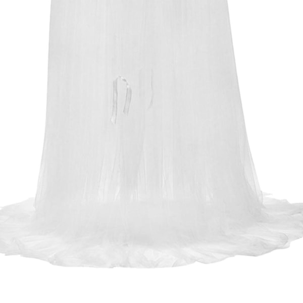 Elegant Kuppelsänghimmel, Boho Prinsessstil Fétält, Justerbart Höjdhängningssystem för Mysig Känsla, Snabb Installation, Portabel & Hållbar