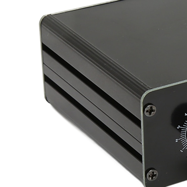 QRM Eliminator Box 3P X Fas 1.8‑30 MHz HF-band PTT-kontroll Aluminiumlegering Justerbar Signalutsläckare med Ratt