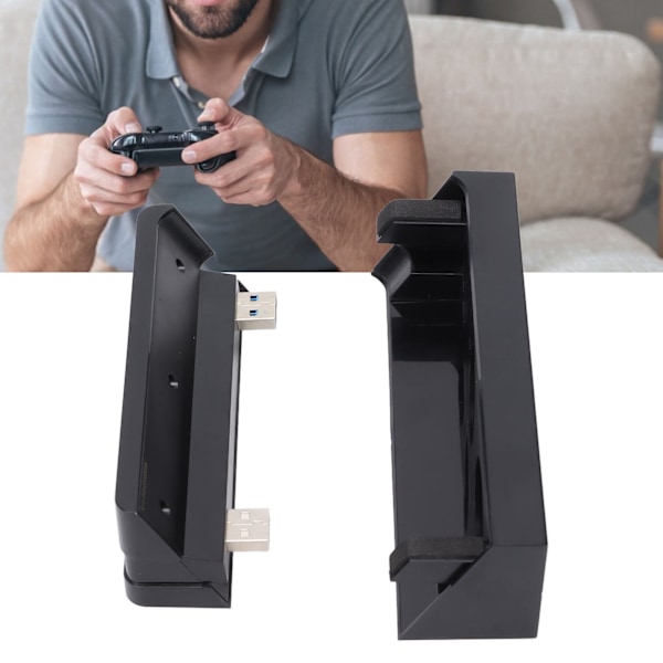 DOBE Kylfläkt och USB-hubb Kombinationskit Kylare och 4-Portars USB 3.0 Adapterkit för PS4 Slim Spelkonsol