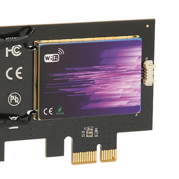 WiFi 6 PCIE Trådlöst Nätverkskort 3000Mbps Trippelband 2.4G 5.8G 6E PCIE WiFi 6E Adapterkort för Spelstreaming