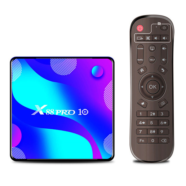 TV-box 2 GB RAM 64 GB ROM RK3528 Quad-Core 64bit Cortex-A53 Stöd för 2,4/5,0 GHz WiFi6 BT5.0 HD 8K 10/100M lämplig för Android 13.0 TV-BOX