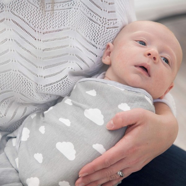 Swaddle Sanctuary, Lättanvänd Sovpåse för Spädbarn Säkerställer Lugna Nätter, Andningsbar Ekologisk Bomull För Komfort Året Runt, Justerbar Design