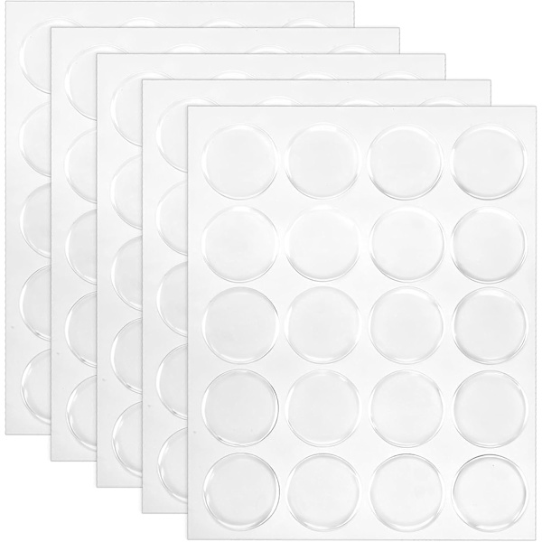 100 stk epoxyklistermærker 1\" til