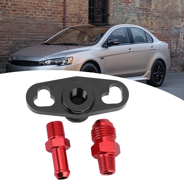 Car Fuel Rail Pressure Regulator Adapter with Fitting Replacement Fit for Mitsubishi