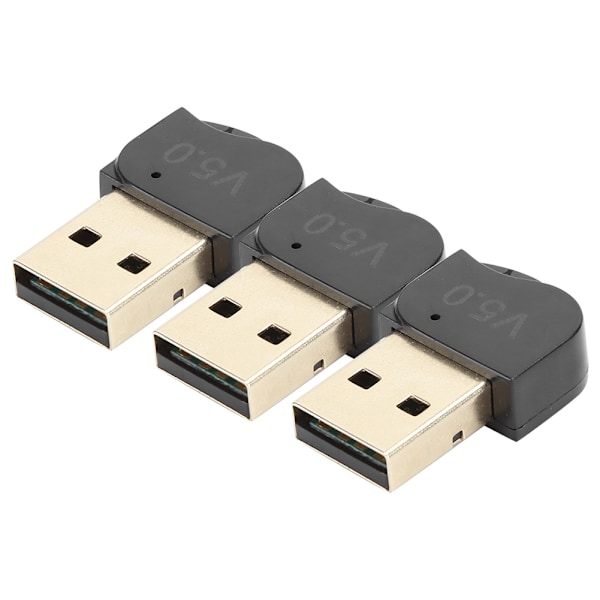 3 st Bluetooth Låg Energiförbrukning Trådlös USB-adapter Portabel Dubbellägesöverföring