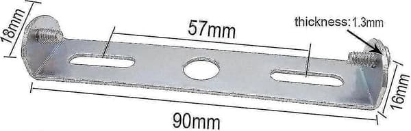 4-pack Lighting Fixture Ceiling Plate Bracket 90mm Earthed With Screws Suspension Ceiling Pendant Lamp[TT]