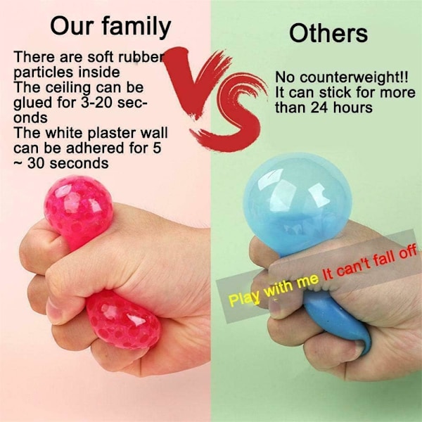 Färgskiftande Stresslindring, Mini Stressbollar För Sensorisk Stimulering, Giftfria &amp; Säkra, Långsamt Stigande Squishy Leksaker För Ångestlindring, 8-pack