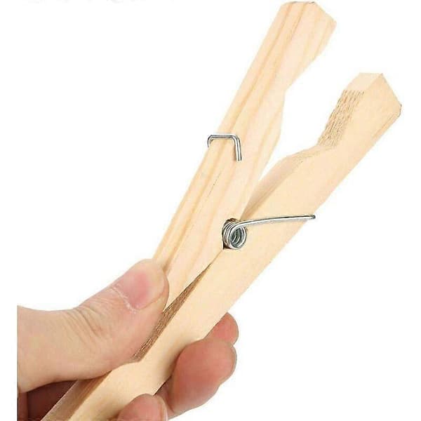 Provrörsklämma i trä J6406 typ 18cm kemiställ experimentutrustning bambuglasrörsklämma (10)