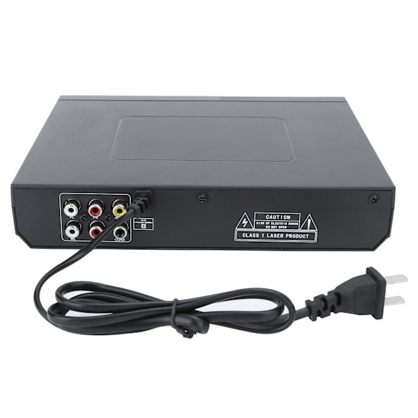 DVD-spelare för hushållsbruk Hemmabio och videoutrustning USB-gränssnitt Svart US 100‑240V