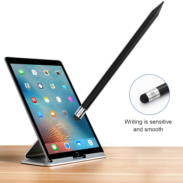 2 i 1 Pekskärmspenna Hög Precision Stylus för iPhone för Samsung Tablet PC
