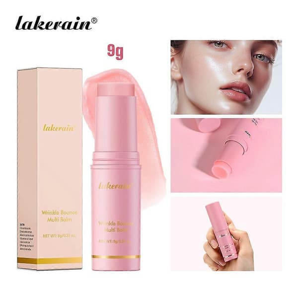 Lakerain Wrinkle Bounce Multi Balm - Återfuktande ansikts- och läppstift 3pcs