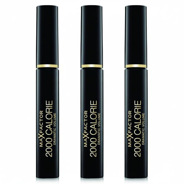 3-pak Max Factor Calorie Mascara 2000 Sort 9ml