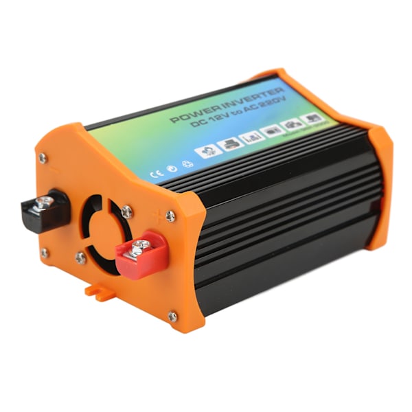 Bärbart solenergisystem 300W Power Inverter 18W 18V Solpanel 30A 12V 24V Solcellsregulator Kit Svart 12V till 110V