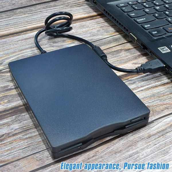 Extern USB-diskettstation, extern mobil diskettstation 3,5-tums datordiskettstation 1,44m USB FDD
