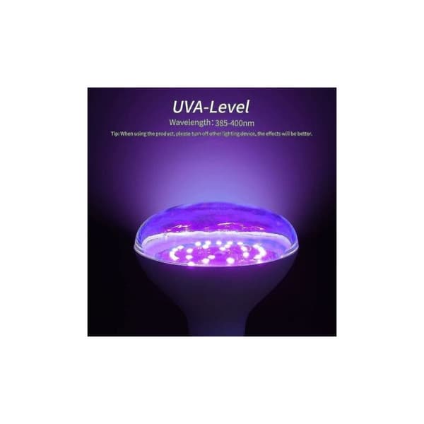 E27 15w 385-400nm Uv Led sort lyspære sort lys