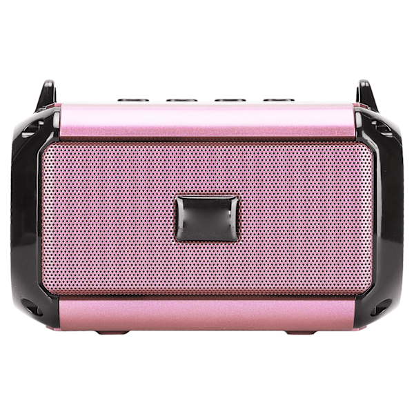 Trådlös Högtalare 360° Stereo Brusreducering Portabel Bluetooth-högtalare med Laddningskabel Rosa