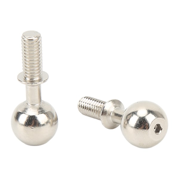 2 st RC Pivot Ball Stål Rost Slitstark RC Biltillbehör för 1/7 1/8 RC Bilar